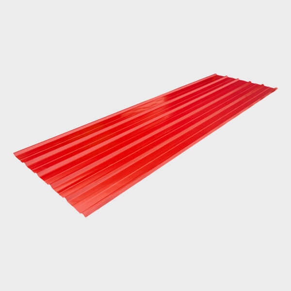 Trapezoidal prepintada (Rojo)